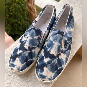 Old Navy Blue Tie Dye Slip Ons ~ NEW